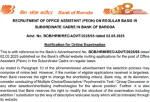 Bank of Baroda Office Assistant (500 Posts) Exam Date & Admit Card 2025 Released, Check Now