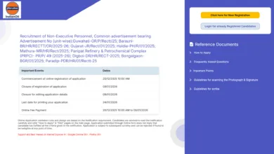IOCL Non Executive Recruitment 2025 Notification Released for 394 Posts, Apply Online