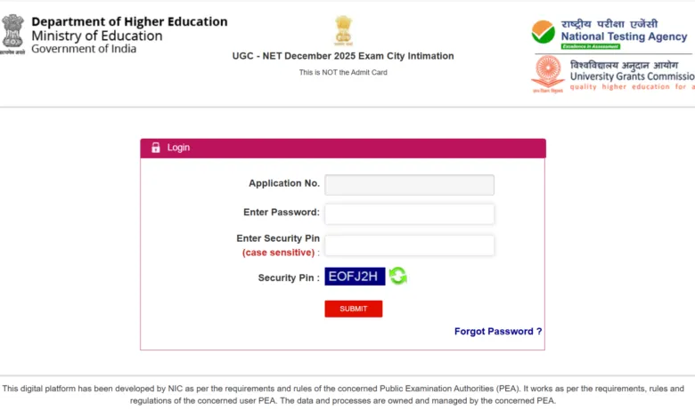 NTA UGC NET December 2025 Exam Date & Admit Card Released, Check Now