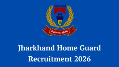 Jharkhand Home Guard Recruitment 2026 Notification Released for 1256 Posts, Apply Online