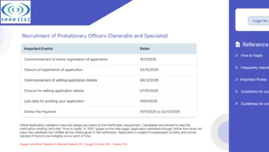 ECGC Probationary Officer (30 Posts) Admit Card 2026 Released, Download Now