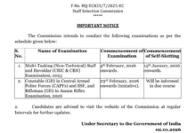 SSC MTS and Havaldar (7948 Posts) Exam Date & Admit Card 2026 Released, Check Now