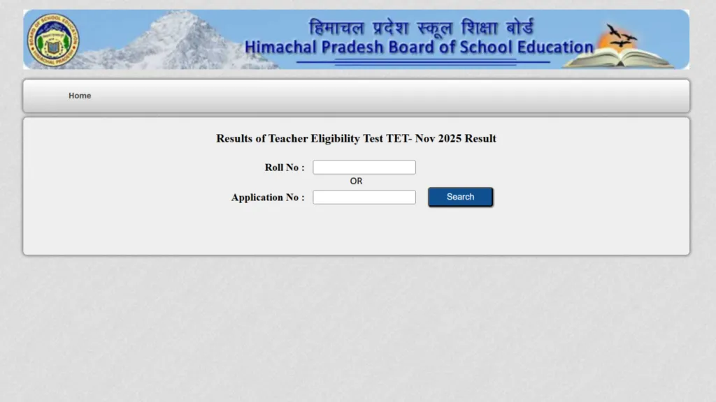 HP TET November 2025 Result Released, Check From This Link