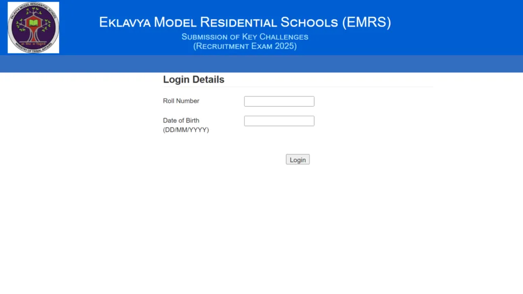EMRS Teaching & Non-Teaching (7267 Posts) Exam Answer Key 2026 Released, Check From This Link