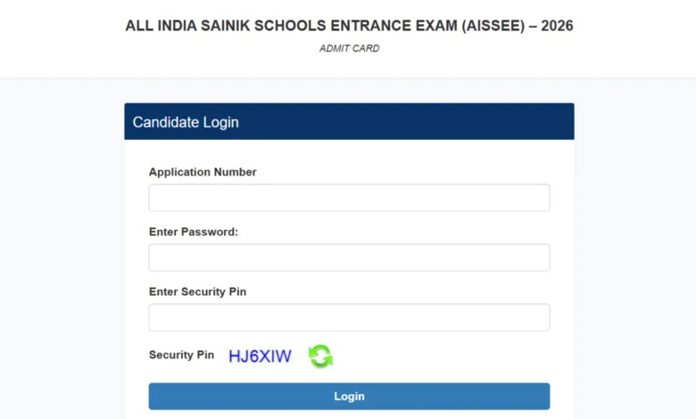 All India Sainik Schools Entrance Examination (AISSEE) 2026 Admit Card Released, Download Now