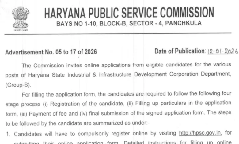 HPSC Manager & Assistant Manager Recruitment 2026 Notification Released and Apply Online