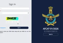 Indian Airforce AFCAT 01/2026 (340 Posts) Exam Admit Card Released, Download Now