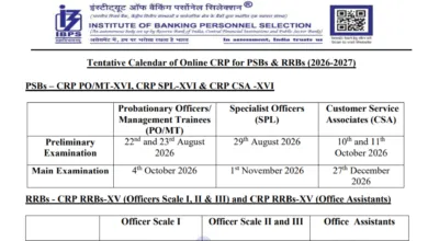 IBPS Exam Calendar 2026–27 Released, Check Various Posts Exam Dates