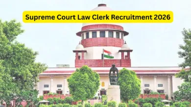 Supreme Court Law Clerk Recruitment 2026 Notification Released and Apply Online for 90 Posts