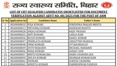 Bihar SHS ANM (5006 Posts) Result 2026 Released, Download Merit List & Cut-Off PDF