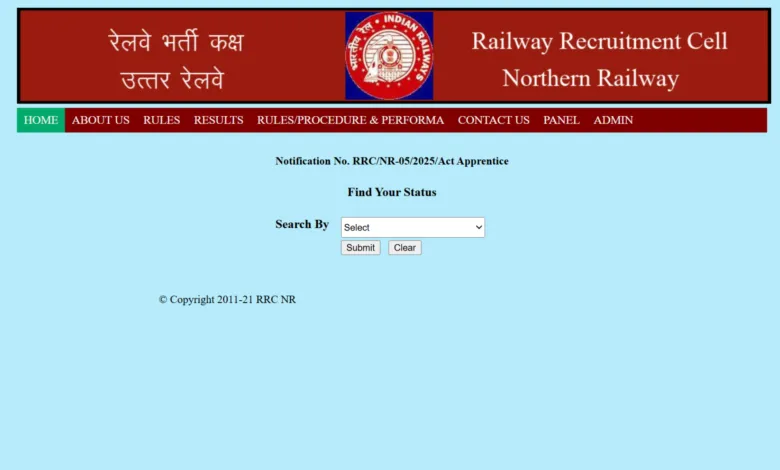 Railway RRC NR Apprentice (4116 Posts) Result / Score Card 2026 Released, Check From This Link
