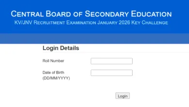KVS and NVS Teaching & Non-Teaching (15762 Posts) Answer Key 2026 Released, Check From This Link