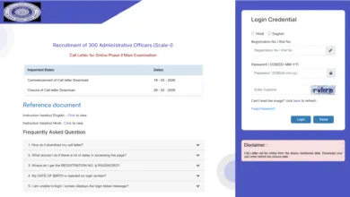 OICL Administrative Officer (300 Posts) Admit Card 2026 Released, Download Now