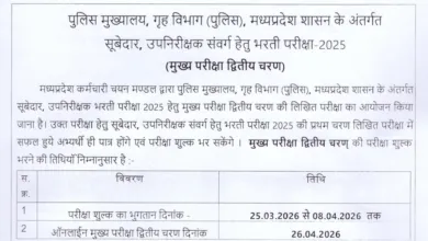 MP Police Subedar & Sub-Inspector (500 Posts) Admit Card 2026 Released, Download Now