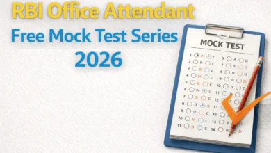 RBI Office Attendant Free Mock Test Series 2026