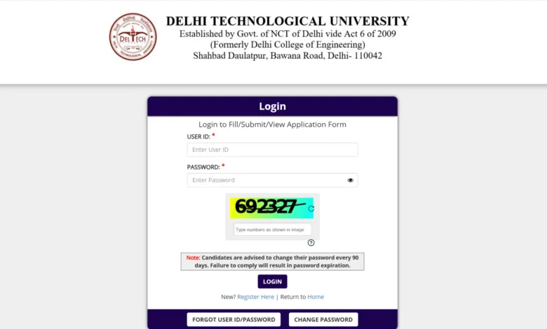 Delhi DTU Non Teaching (66 Posts) Exam Date & Admit Card 2025 Released, Check Now