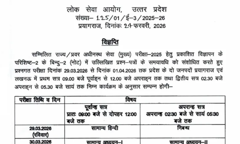 UPPSC PCS Exam Admit Card 2025 Released, Download Now