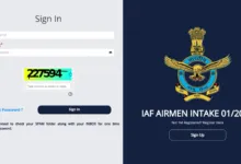 Indian Air Force Airmen (Group Y) Intake 01/2027 Exam Admit Card Released, Download Now