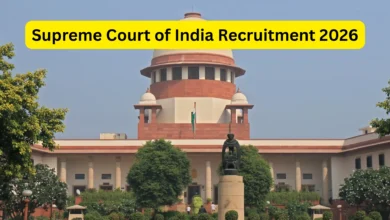 Supreme Court of India (SCI) Recruitment 2026 Notification Released for Senior Court Assistant, Assistant Librarian & Other Posts, Apply Online