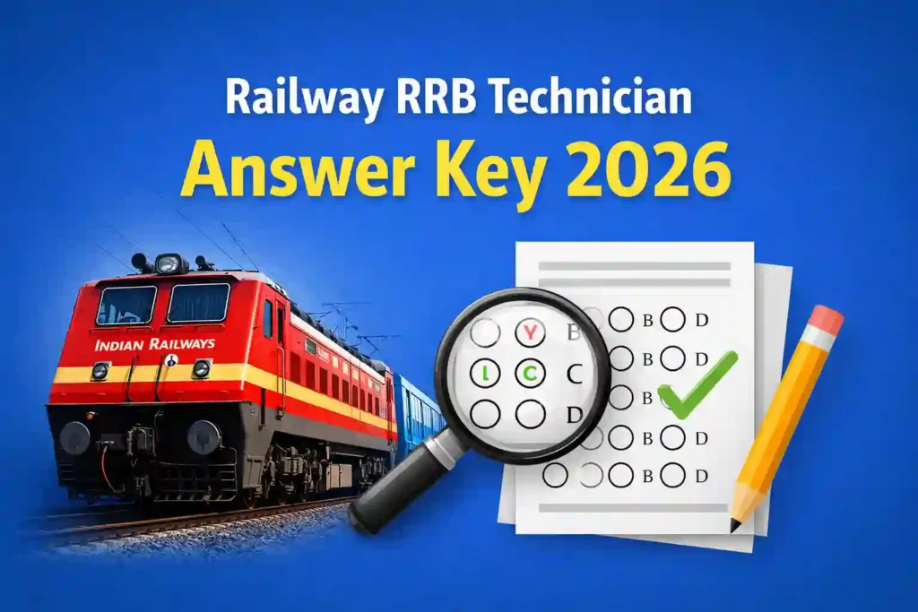 Railway RRB Technician (6238 Posts) Answer Key 2026 Released, Check From This Link