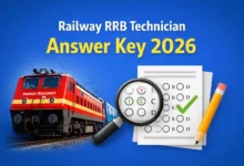 Railway RRB Technician (6238 Posts) Answer Key 2026 Released, Check From This Link