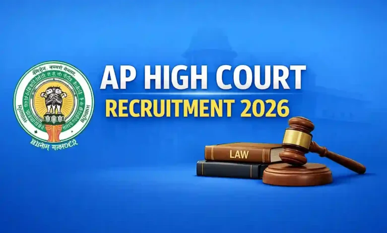 Andhra Pradesh High Court (APHC) Recruitment 2026 Notification Released for 300 Various Posts, Apply Online