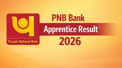 PNB Bank Apprentice (5138 Posts) Exam Result 2026 Released, Check Now