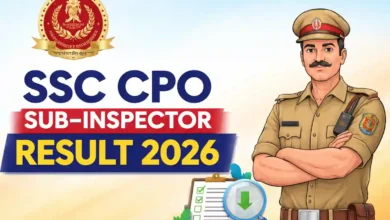 SSC CPO Sub-Inspector (3073 Posts) Result 2026 Released, Download Merit List & Cut-Off PDF