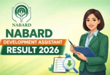 NABARD Development Assistant (162 Posts) Result 2026 Released, Download PDF