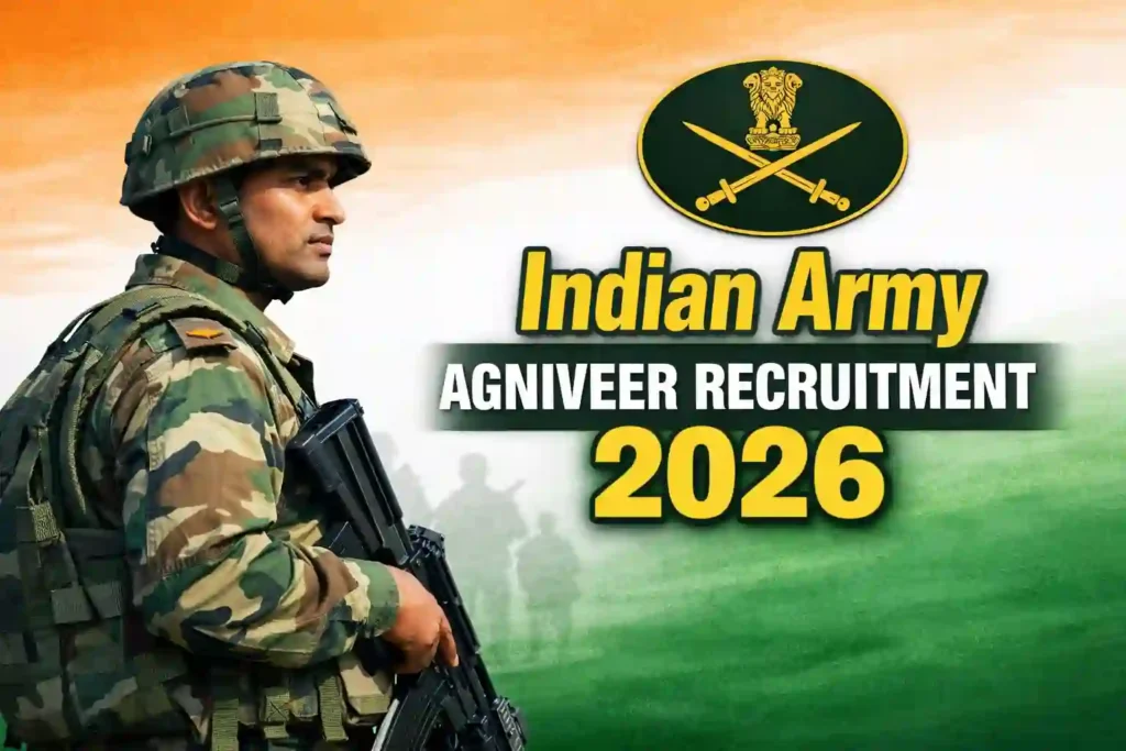 Indian Army Agniveer Recruitment 2026 Notification Released For 25000+ Posts, Apply Online