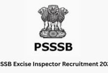 PSSSB Excise Inspector Recruitment 2026 Notification Released & Apply Online for 197 Posts