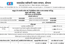 MPESB Group-5 Recruitment 2026 Notification Released for 291 Various Posts, Apply Online