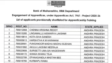 Bank of Maharashtra Apprentice (600 Posts) Result 2026 Released, Download Merit List PDF