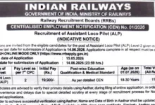 Railway RRB ALP Recruitment 2026 (CEN 01/2026) Notification Released & Apply Online for 11127 Posts