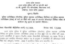 UP Police SI and ASI (537 Posts) Exam Date & Admit Card 2026 Released, Check Now