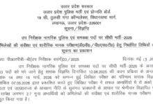 UP Police SI (4543 Posts) Exam Date & Admit Card 2026 Released, Check Now