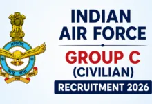 Indian Air Force Group C (Civilian) Recruitment 2026 Notification and Offline Form