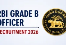 Reserve Bank of India (RBI) Grade B Officer Recruitment 2026 Notification Released & Apply Online for 60 Posts