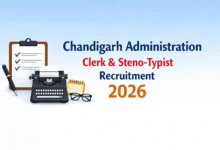 Chandigarh Administration Clerk & Steno-Typist Recruitment 2026 Notification Released for 257 Posts, Apply Online