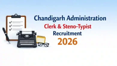 Chandigarh Administration Clerk & Steno-Typist Recruitment 2026 Notification Released for 257 Posts, Apply Online