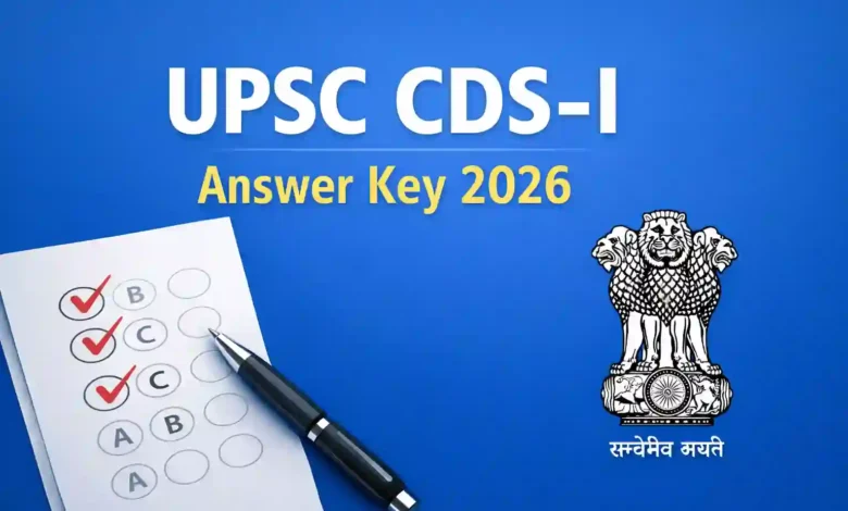 UPSC CDS-I (451 Posts) Exam Answer Key 2026 Released, Download PDF