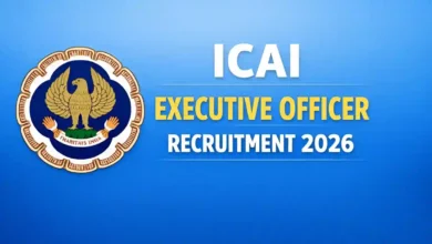ICAI Executive Officer Recruitment 2026 Notification Released & Apply Online for 109 Posts