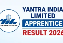 Yantra India Limited (YIL) Apprentice (3979 Posts) Result 2026 Released, Download Merit List PDF
