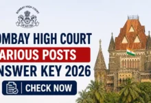 Bombay High Court (2381 Various Posts) Exam Answer Key 2026 Released, Check Now