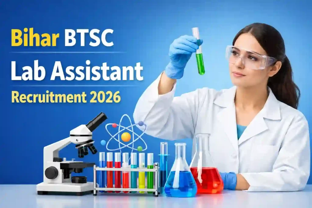 BTSC Lab Assistant Recruitment 2026 Notification Released for 1091 Various Posts, Apply Online