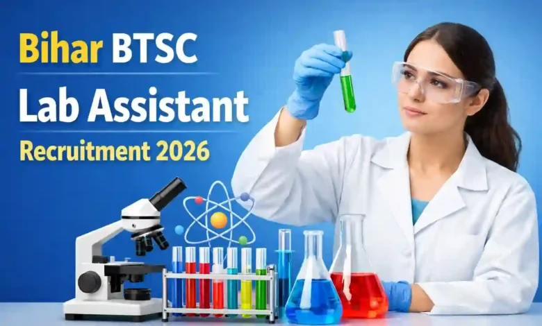 BTSC Lab Assistant Recruitment 2026 Notification Released for 1091 Various Posts, Apply Online