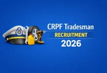 CRPF Tradesman Recruitment 2026 Notification Released for 9175 Post, Apply Online