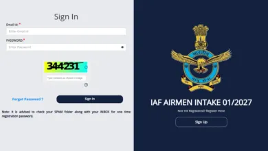 Indian Air Force Airmen (Group Y) Intake 01/2027 Exam Answer Key Released, Check From This Link