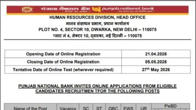 Punjab National Bank Specialist Officer (SO) Engineer Recruitment 2026 Notification Released & Apply Online