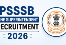 PSSSB Line Superintendent Recruitment 2026 Notification Released & Apply Online